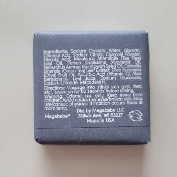 💋4/$20 Megababe Space Bar Underarm Soap - Picture 3 of 4